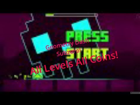Geometry Dash Subzero #1 | All Levels All Coins | 2.2 Features! - YouTube