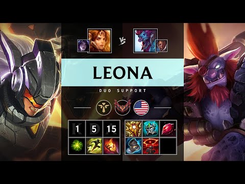 Leona Support vs Trundle - NA Grandmaster Patch 25.13