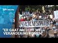 Honderden demonstranten naar Haarlems BLM-protest