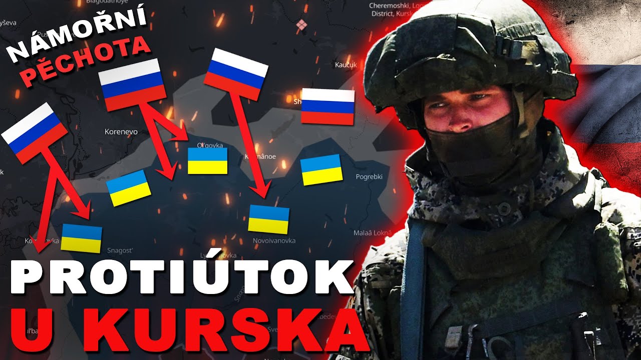 Protiútok u Kurska ⚔️ Ruští Mariňáci vyhánějí Ukrajinské útočníky