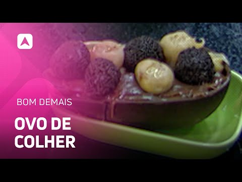 A receita de hoje é ovo de colher