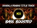 Dharala Prabhu Title Track BASS BOOSTED | Anirudh Ravichander | GANGu LEADER |HarishKalyan TanyaHope