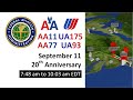 Real Time: September 11 2001 | ATC for AA11, UA175, AA77 & UA93 (7:48am - 10:03am EDT)