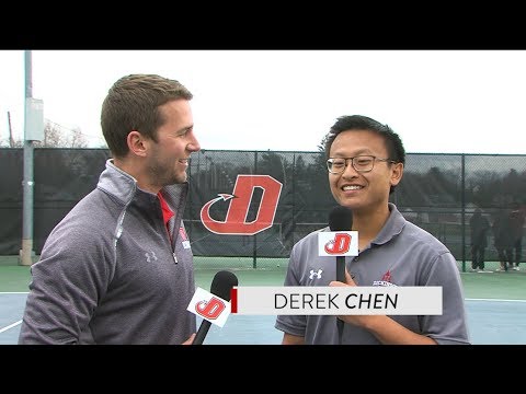 Dickinson M. Tennis | Derek Chen '19 interview, highlights of win v. McDaniel