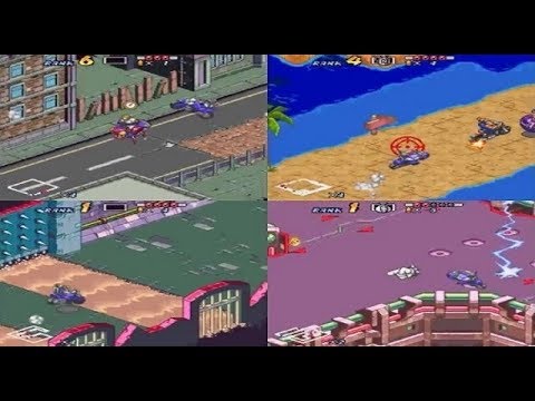 Biker Mice from Mars: SNES - Hard mode Gameplay_Modo playthrough (mdX)