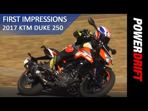 2017 KTM Duke 250 First Ride : PowerDrift