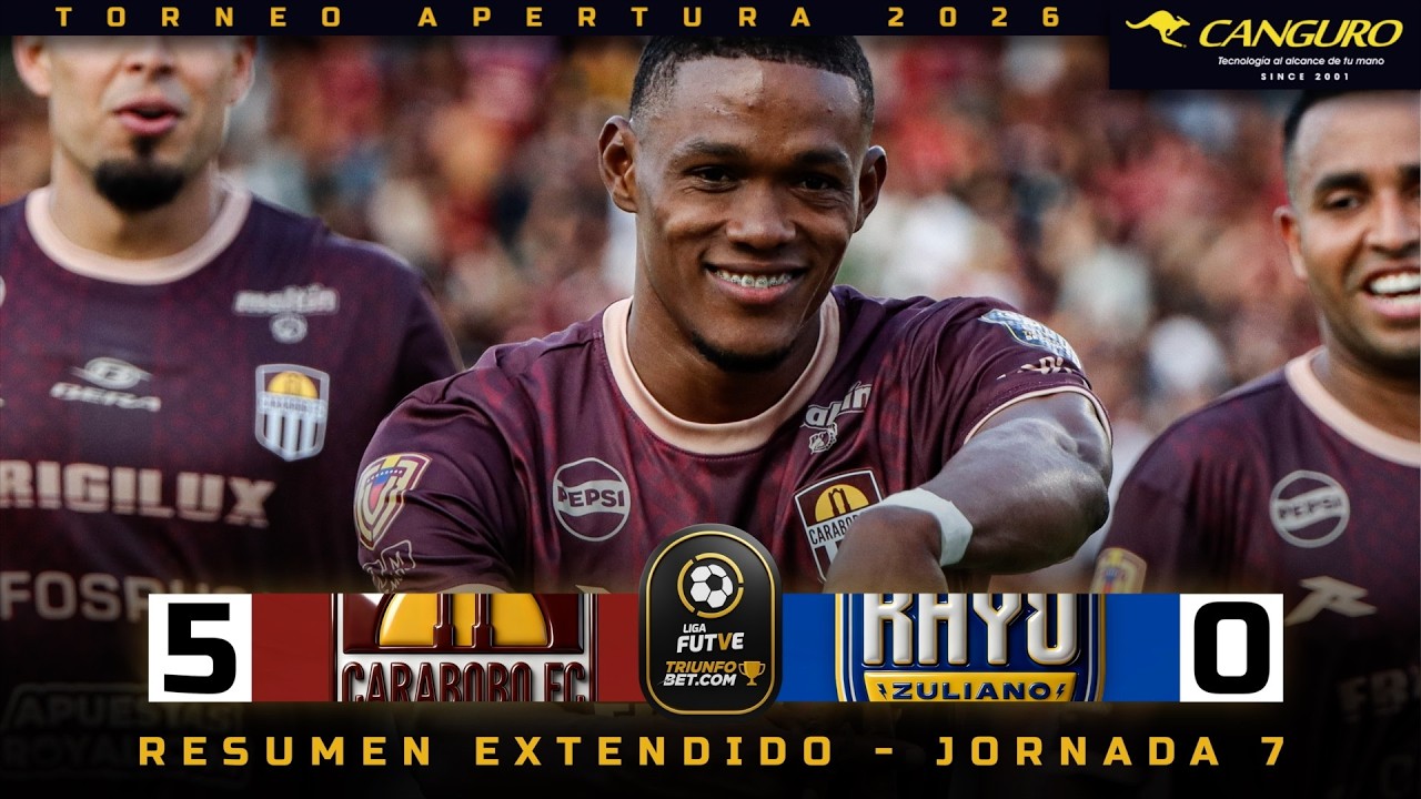 Carabobo vs Rayo Zuliano Highlights