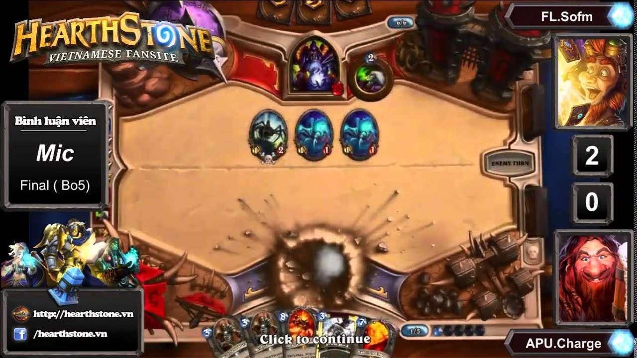 Viet Nam Hearthstone Invitational Season II: FL.Sofm vs APU.Charge