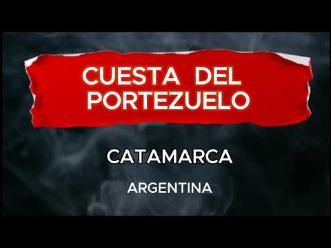 DESCENDO A CUESTA DEL PORTEZUELO DE MOTOCICLETA (CATAMARCA - ARGENTINA)