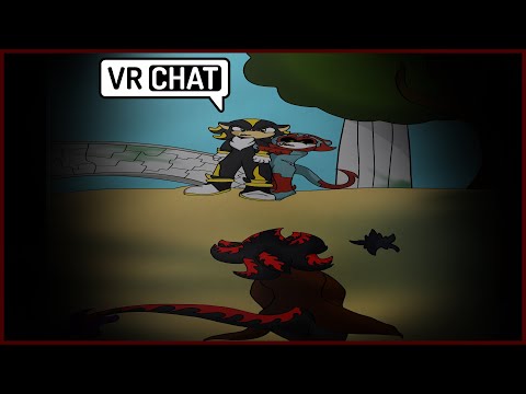 ANDROID SHADOW VS RIFLE IN VR CHAT!