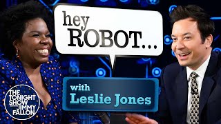 Hey Robot with Leslie Jones  The Tonight Show Star