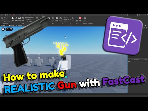 How to make a realistic gun using fast cast | Roblox Studio