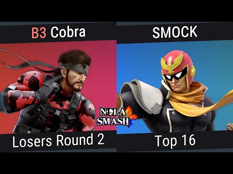 NOLA Smash Monthly #75 - B3 Cobra (Snake) Vs. Smock (Captain Falcon)