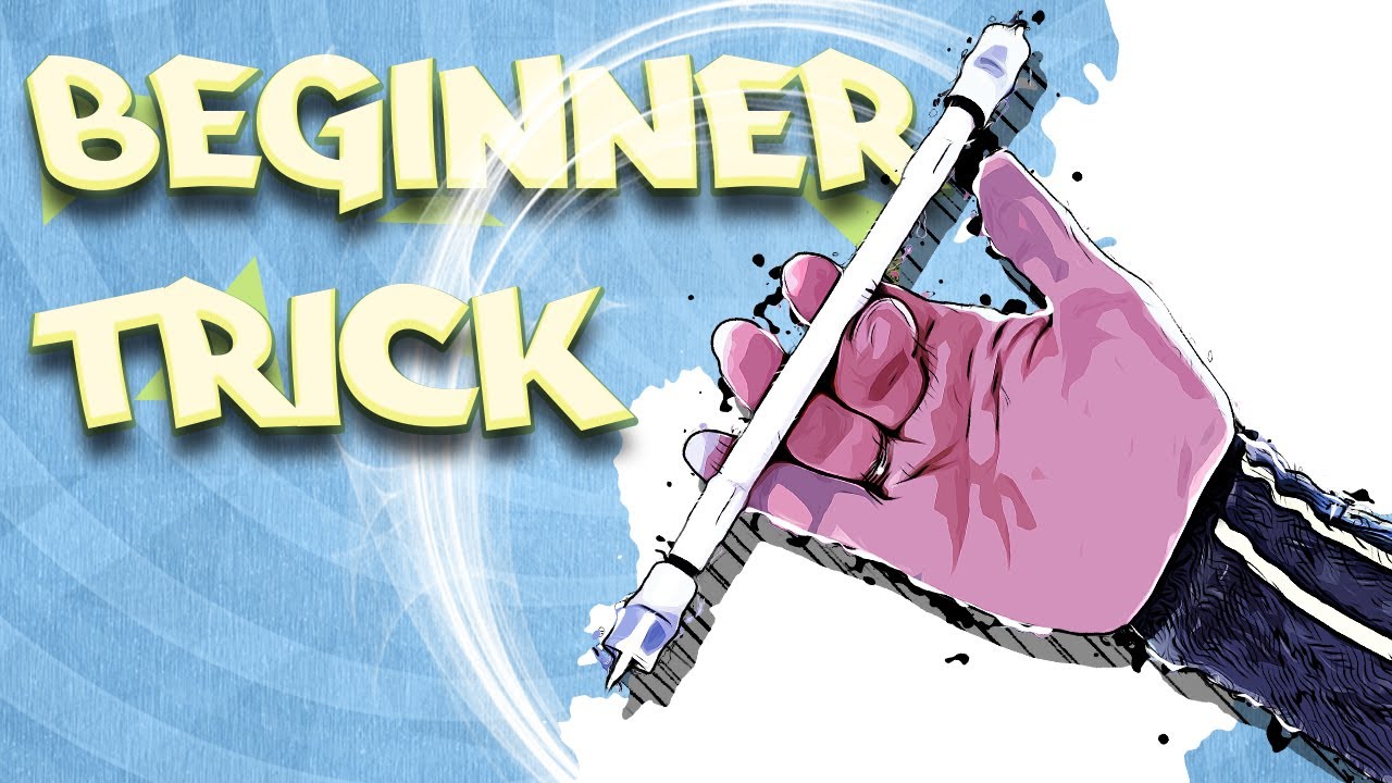 Finger Pass -  basic pen spinning trick for beginners / Fingerpass tutorial