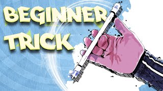 Finger Pass -  basic pen spinning trick for beginners / Fingerpass tutorial