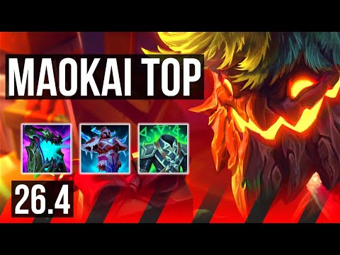 MAOKAI vs SETT (TOP) | 27K damage | KR Master | 26.4