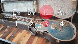 Backing track in the key of G - Verse (Em/Bm/C/Am) and a Chorus (G/D/Em/C)