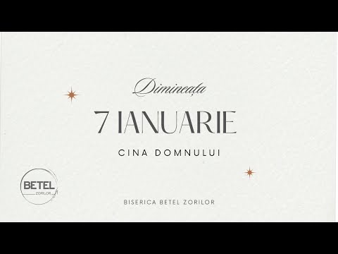 7 Ianuarie 2024 | Dimineața | Călăuzit la masa Domnului