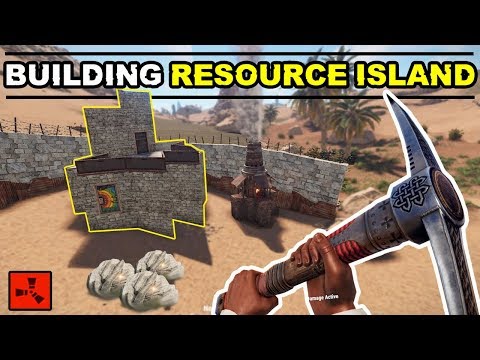 Starting My BEST SOLO BASE On A RESOURCE RICH ISLAND!! - RUST SOLO