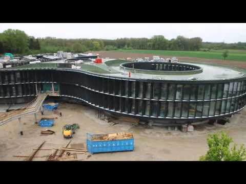 Time-lapse video sequence showing the construction of the ESO Headquarters extension