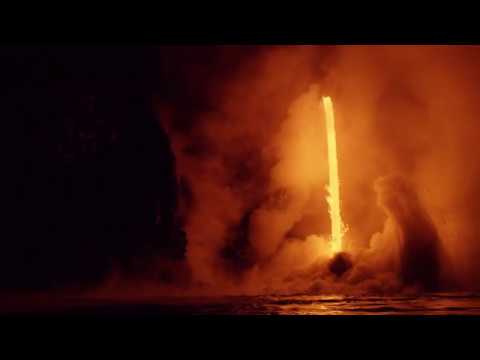 Kilauea's 'Fire Hose' Lava Is Even Cooler Looking At Night