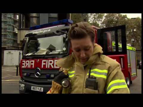 London Fire Brigade gets new uniforms (UK) - BBC London News - 31st October 2018