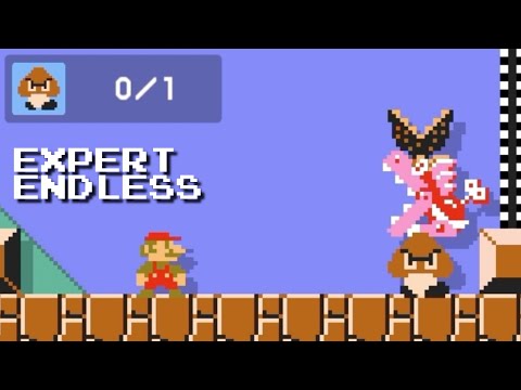 Expert Endless: Well-Defended Goomba (Mario Maker 2)