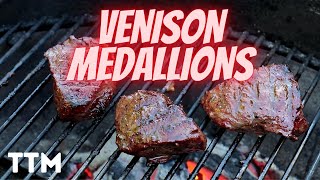How to cook Venison Medallions on the Weber Kettle