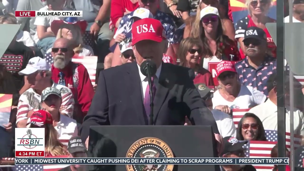 FULL EVENT: President Trump Delivers Remarks at Massive Arizona Rally - 10/14/26