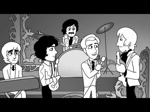 Pink Floyd animation- Dick Clark interview (1967)