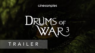 Video thumbnail for DRUMS OF WAR 3 - Trailer by Cinesamples