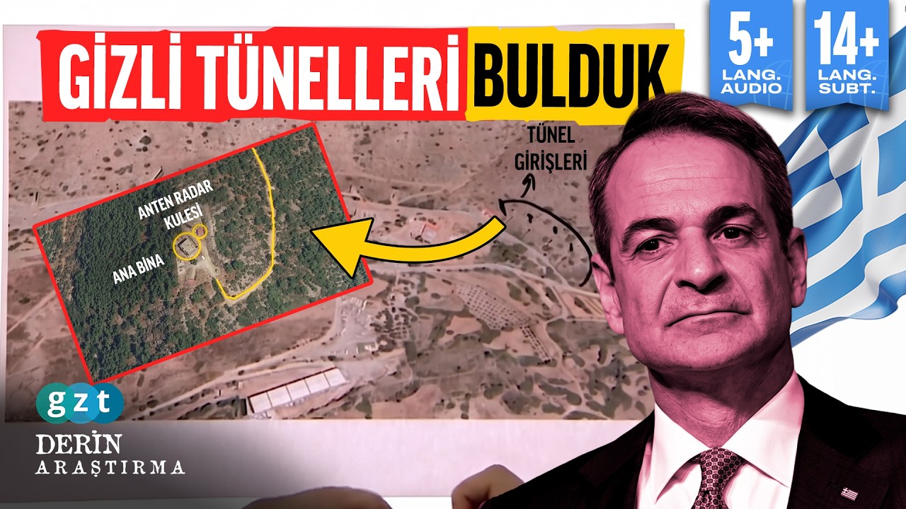 Yunanistan'ı uydudan yakaladık: Adalardaki yeraltı sığınaklarını deşifre ettik