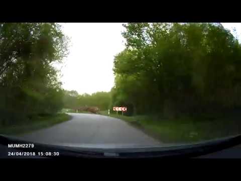 erste Probe-Fahrt mit der Dash-Cam Crosstour CR300 im Opel Astra J