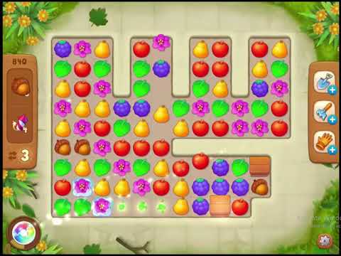 Gardenscapes Level 840