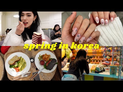 VLOG | Life in Seoul, Korea - desserts, food, botox, nails, cafes + more!
