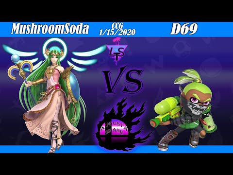 CCG Smash Ultimate 1/15/2020 - MushroomSoda (Palutena) vs D69 (Inkling)