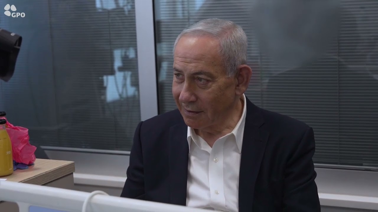 ראש הממשלה נתניהו בביקור פצועי צה״ל בביה״ח רמב״ם