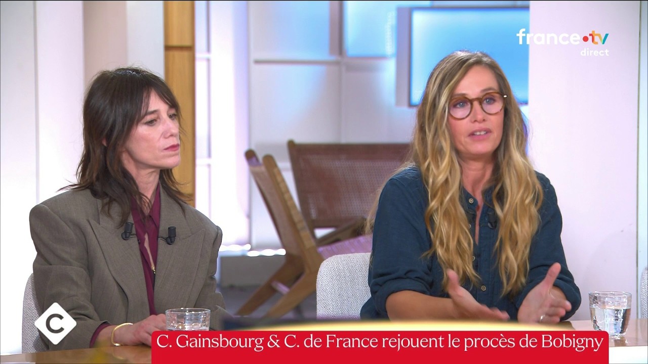 C. Gainsbourg & C. de France rejouent le procès de Bobigny