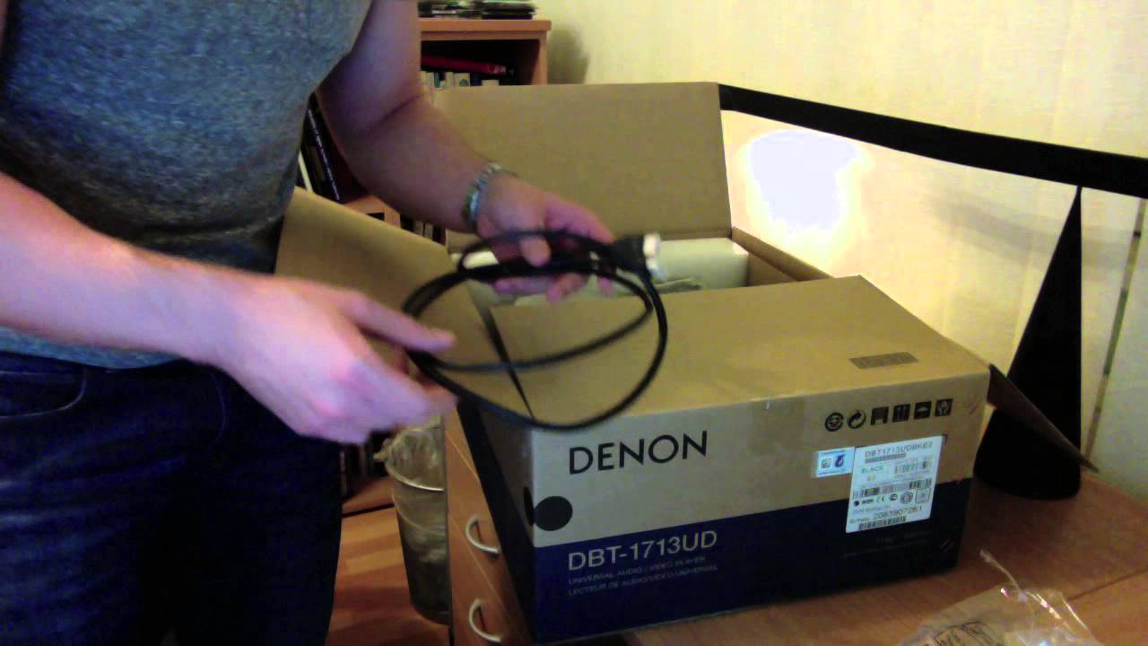 Denon DBT-1713UD unboxing