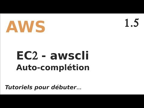 AWS 1 5 awscli ajouter l autocomplétion