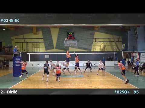 Petar Đirlić (ACH Volley): Defence vs Calcit volley