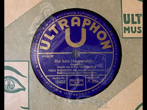 BIN KEIN HAUPTMANN - THEO MACKEBEN & PAUL HEIDEMANN