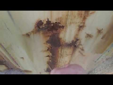 Shipping Container Painting prep / Rust Converter application