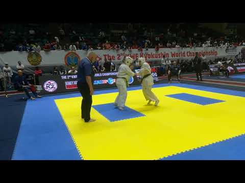 KWF WC 2018   girls 1 15yr +55 Gaynetdinova Alina Russia   Kulchytska Anna Ukraine, aka