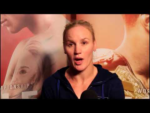 Valentina Shevchenko UFC 228 Open Workout Scrum Interview