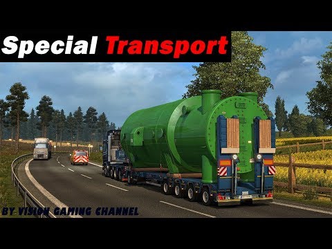 Trasportiamo dei CONDENSATORI INDUSTRIALI di 60t!! ETS2 #1