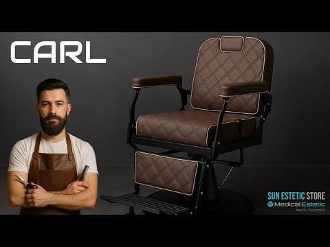 Carl poltrona maschile barber shop