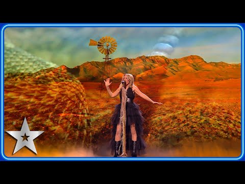 Geneviève Côté has us in AWE with unbelievable soundscape! | Semi-Finals | BGT 2024