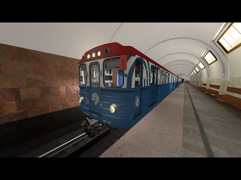 Метровагон 81-710 Еж3 в Московском бренде|Gmod Metrostroi FS#1