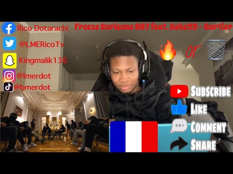 French Drill Reaction 🇫🇷 Freeze Corleone 667 feat. Ashe22 - Cartier | LMERicoTv Reaction